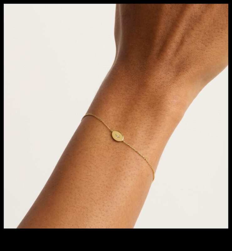 Golden Grace: Illuminate Your Aura with the Gold-glazed Glory of Our Bracelets