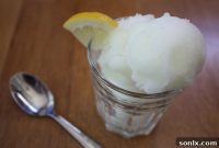 Zesty Limoncello Sorbet