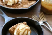 Warm Brown Butter Oat Skillet with Silken Butterscotch