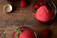 Rosé Kissed Raspberry Sorbet