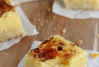 Golden Brûléed Meyer Lemon Bars