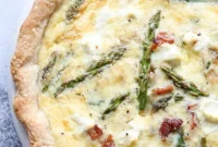 Creamy Asparagus Bacon Quiche