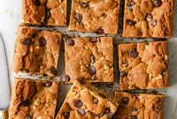 Wholesome Chocolate Chip Cookie Squares