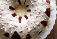Peppermint Red Velvet Bundt: Cheesecake-Filled Indulgence