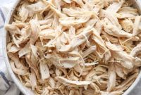 Easy Shredded Chicken Three Ways
