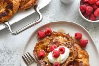 Flaky Croissant French Toast