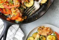 Zesty Southwest Chicken Skillet with Zucchini and Corn