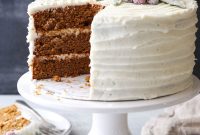Irresistible Gingerbread Cream Cheese Cake