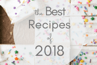 A Taste of 2018: The Year’s Top Recipes