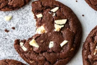 Double Chocolate White Chip Cookies