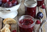 Luscious Raspberry Plum Preserve