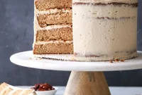 Golden Brown Sugar Cinnamon Layer Cake