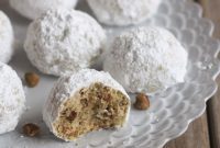 Velvet Pistachio Snowball Cookies