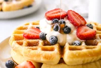 The Ultimate Fluffy Buttermilk Waffles