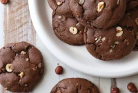 Decadent Chocolate Hazelnut Cookies