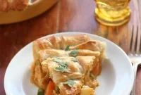 Tropical Chicken Curry Pot Pie