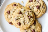 Farm Fresh Zucchini Chocolate Chip Cookies