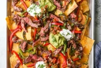 Sizzling Steak Fajita Nachos