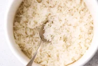 Steamed Rice Perfection