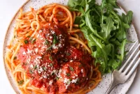 Homestyle Spaghetti and Meatballs
