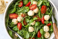 Vibrant Arugula Caprese