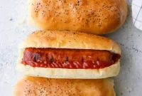 Pillowy Soft Homemade Hot Dog Buns