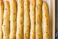 Foolproof No-Knead Breadsticks
