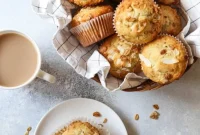 Golden Crumble Banana Muffins