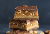Salty-Sweet Chocolate Peanut Butter Pretzel Caramel Bars