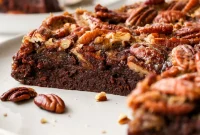 Caramel Pecan Brownie Bars
