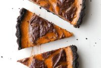 Marbled Chocolate Pumpkin Tart