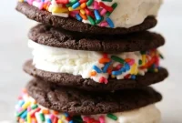 Decadent Chocolate Cookie Ice Cream Sandwiches