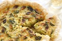 Caramelized Brussels Sprout Gruyere Quiche