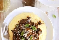 Golden Polenta with Rich Mushroom Ragu