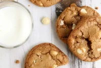 Decadent Toffee White Chocolate Macadamia Nut Cookies