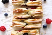 Sunshine Berry Danish Braid