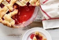 Luscious Raspberry Plum Pie