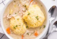 Comforting Turkey Dumpling Soup