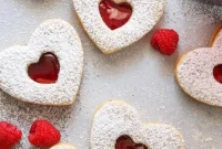 Raspberry Almond Linzer Delights