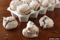 Luscious Chocolate Meringue Cookies