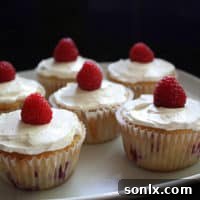 Raspberry Cupcakes
