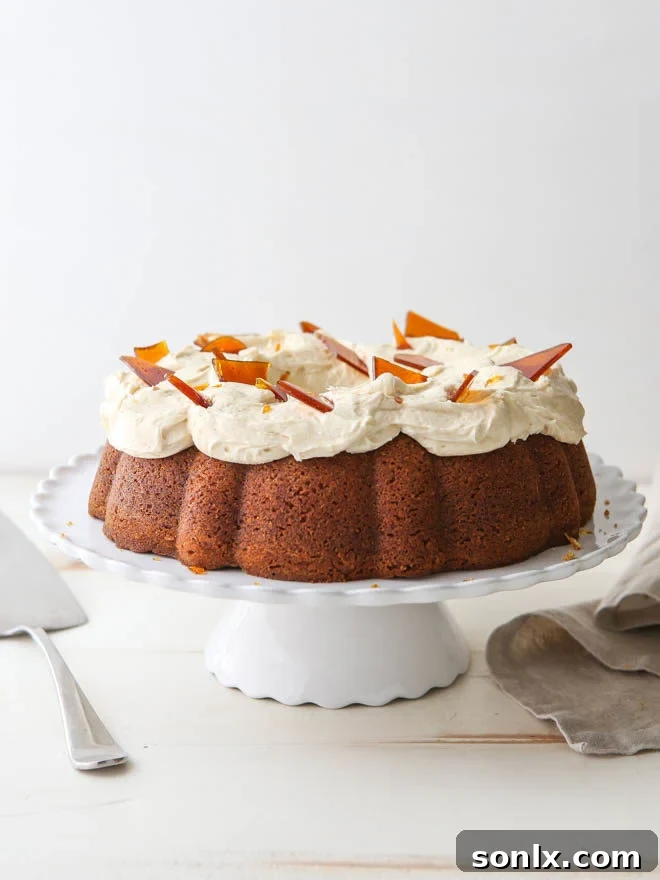 This Caramel Bundt Cake is a fall favorite!