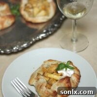 Mango and Pineapple Galettes