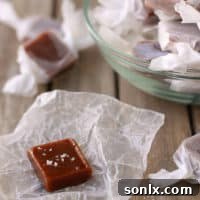 Perfect homemade sea salt caramels