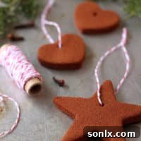 Homemade Cinnamon Ornaments