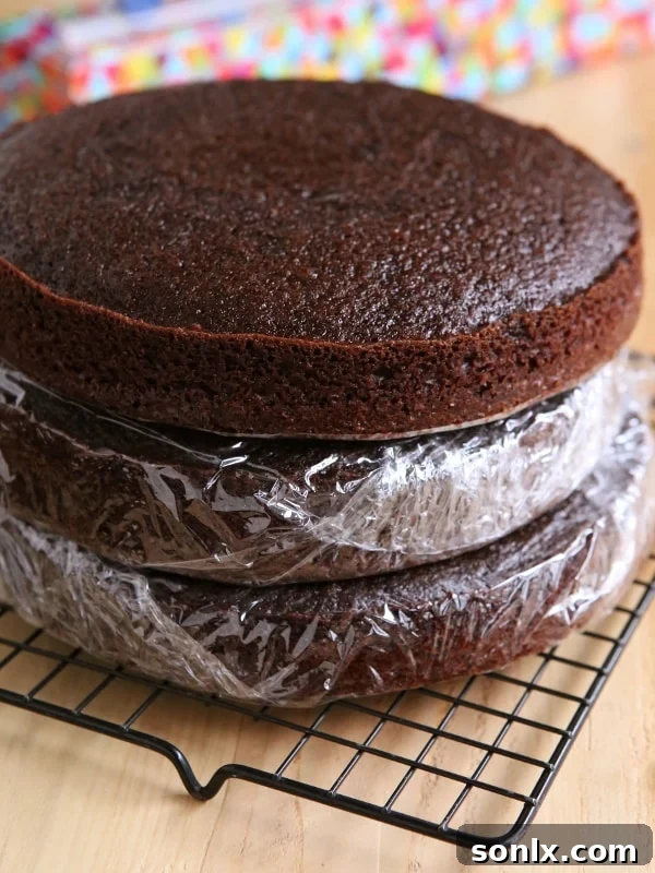 How to store and freeze cake layers from completelydelicious.com