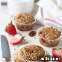 Strawberry Banana Muffins
