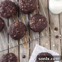 Chocolate Oatmeal Cookies