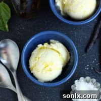 Vanilla Bean Olive Oil Ice Cream