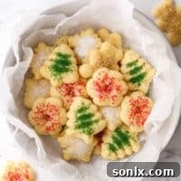 A bowl of spritz cookies ready to be served.